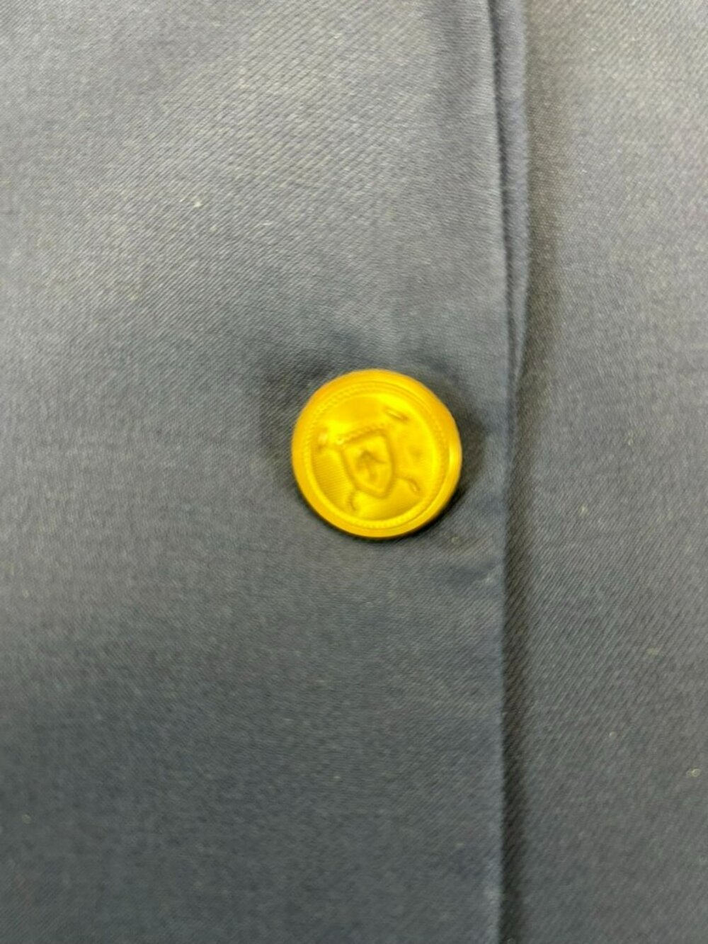 Ralph Lauren Mens Navy Blazer Gold Buttons Size 33 Wool Blend Classic Two-Button - Picture 7 of 9